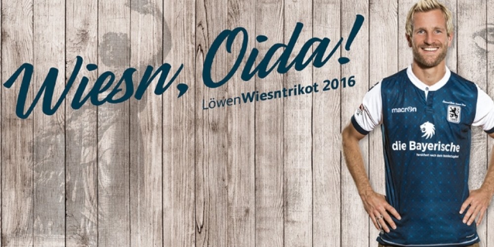 F&uacute;tbol y cerveza: el 1860 Munich present&oacute; su camiseta para Oktoberfest