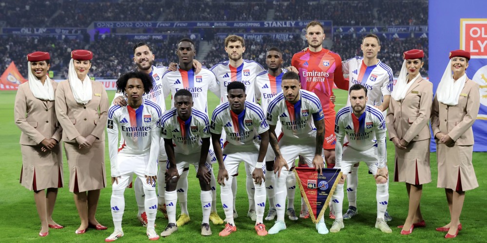 El Olympique de Lyon renovó a su main sponsor Emirates hasta 2030