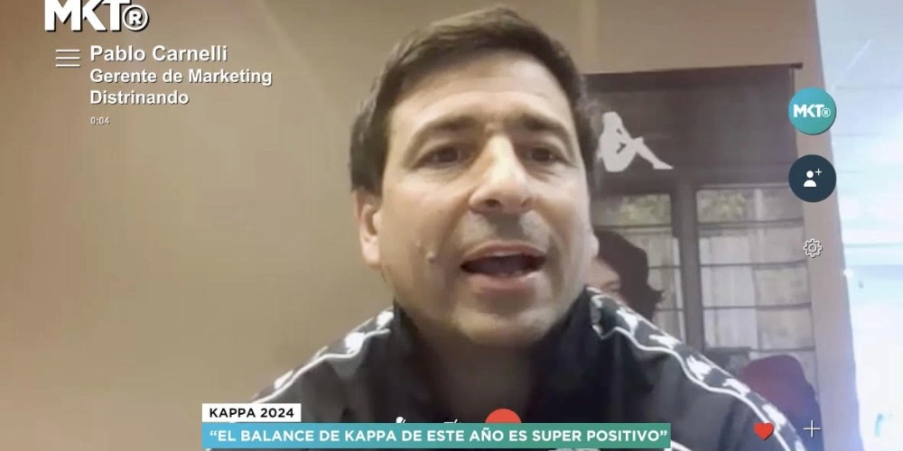 Pablo Carnelli, Gerente de Marketing Distrinando: &ldquo;El balance de Kappa este a&ntilde;o es super positivo&rdquo;