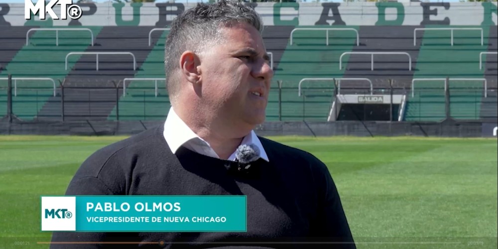 Pablo Olmos, vicepresidente de Nueva Chicago: &quot;Estamos disfrutando de este presente&quot;