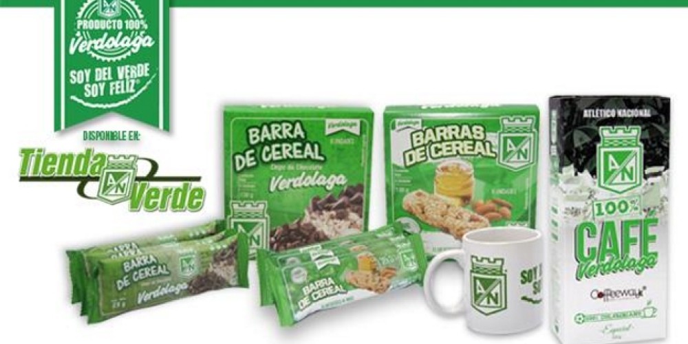 Atl&eacute;tico Nacional lanz&oacute; productos alimenticios para los hinchas Verdolagas