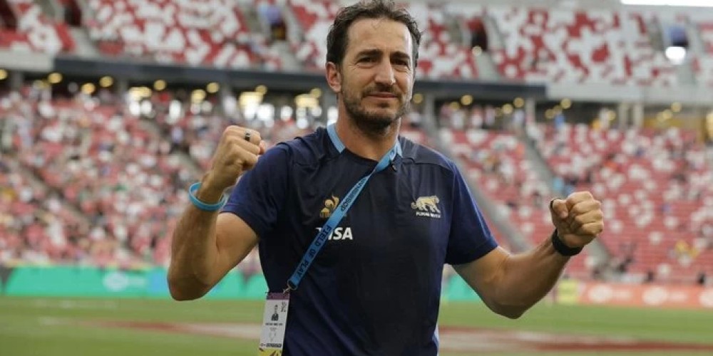 El proyecto sigue: G&oacute;mez Cora continuar&aacute; siendo el entrenador de Los Pumas 7`s