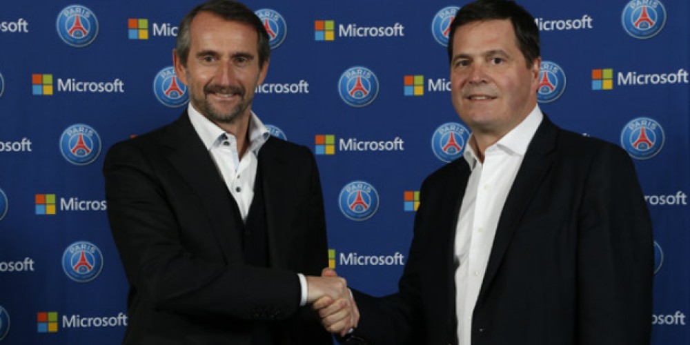 Microsoft se suma como patrocinador del Paris Saint-Germain