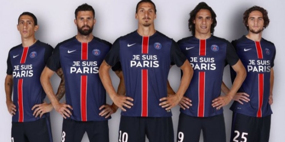 PSG reemplazó a su patrocinador por la frase “Je Suis Paris”