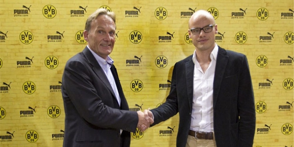 Puma eval&uacute;a convertirse en accionista del Borussia Dortmund