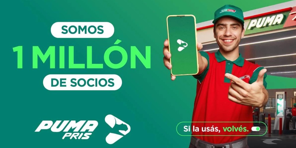 Puma Pris ya tiene 1 mill&oacute;n de usuarios