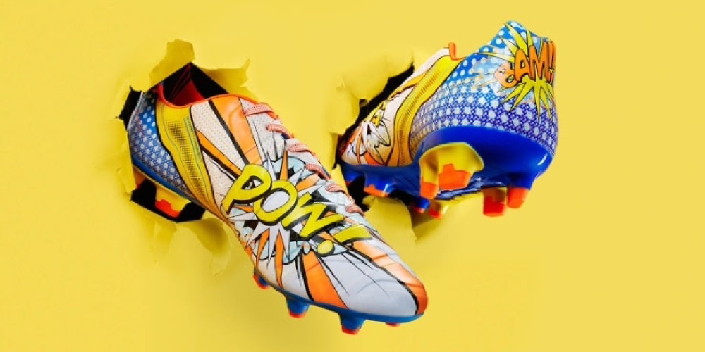 Puma present&oacute; sus nuevos botines evoPOWER con un colorido estilo Pop Art