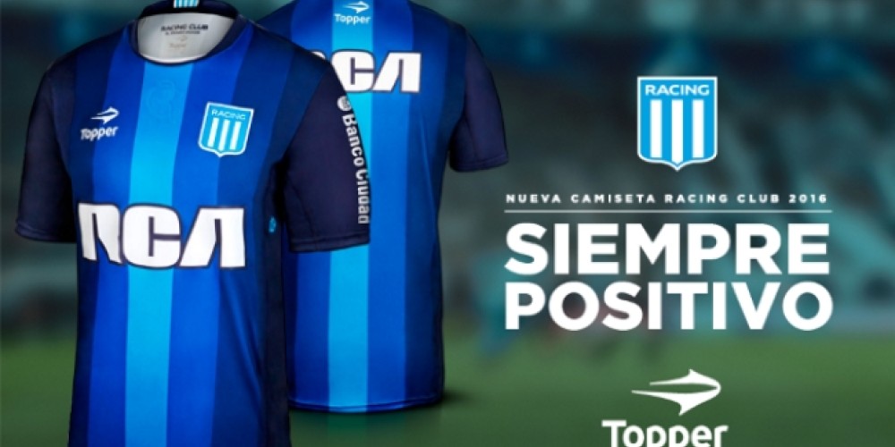 Topper y Racing Club presentaron la nueva camiseta alternativa 