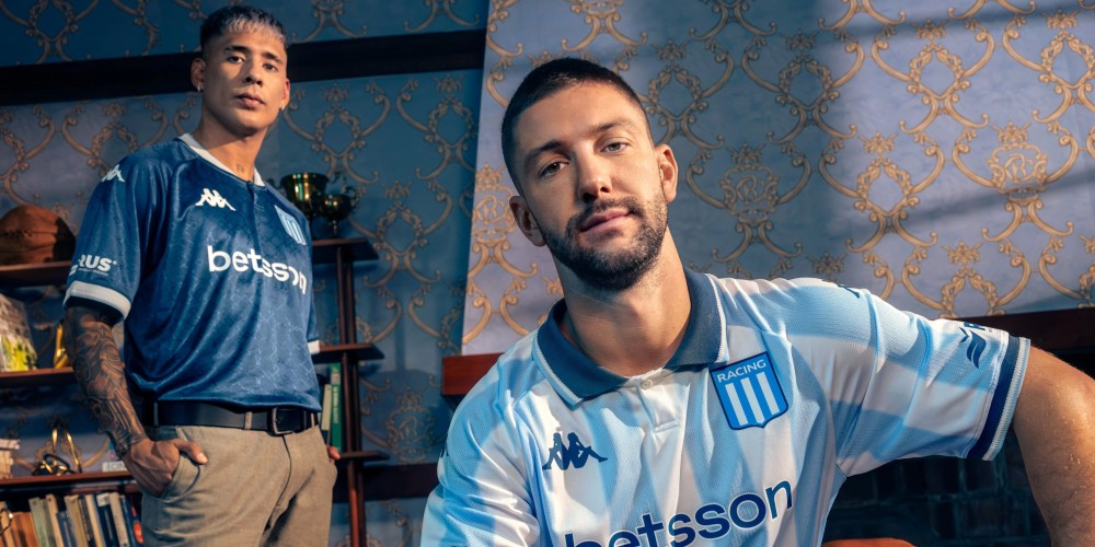 Racing present&oacute; las nuevas camisetas para la temporada 2025 de la mano de Kappa