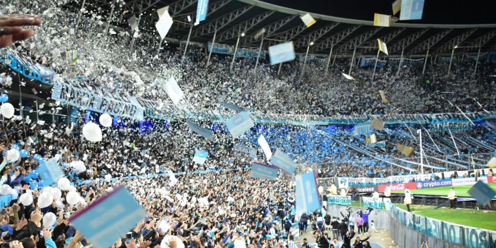 Racing transmitir&aacute; la final de la Sudamericana en una pantalla grande en el Cilindro