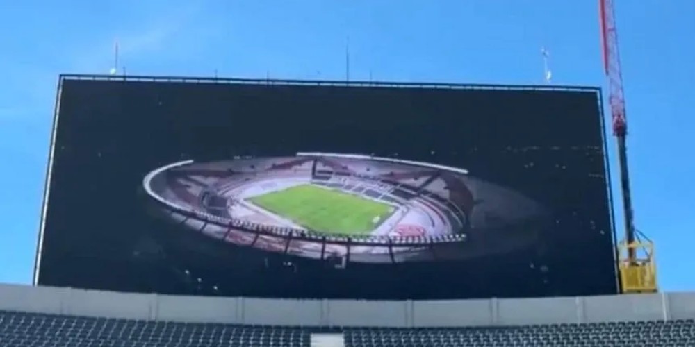 River debutar&aacute; hoy con la nueva pantalla led en su estadio