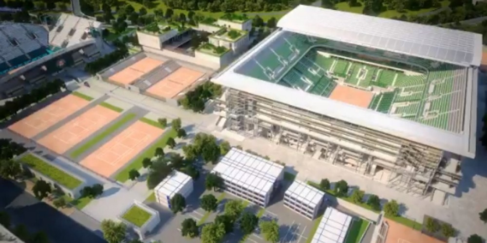 As&iacute; ser&aacute; la renovaci&oacute;n del Philippe-Chatrier, court principal de Roland Garros para el 2019