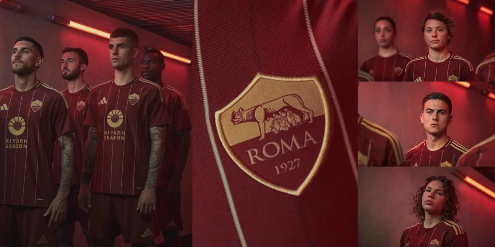 Roma lanz&oacute; su camiseta titular para la temporada que viene