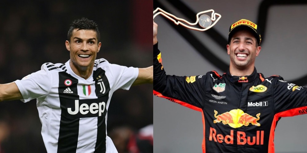 &iquest;Qu&eacute; detalle une a Cristiano Ronaldo con el piloto de F&oacute;rmula 1 Daniel Ricciardo?