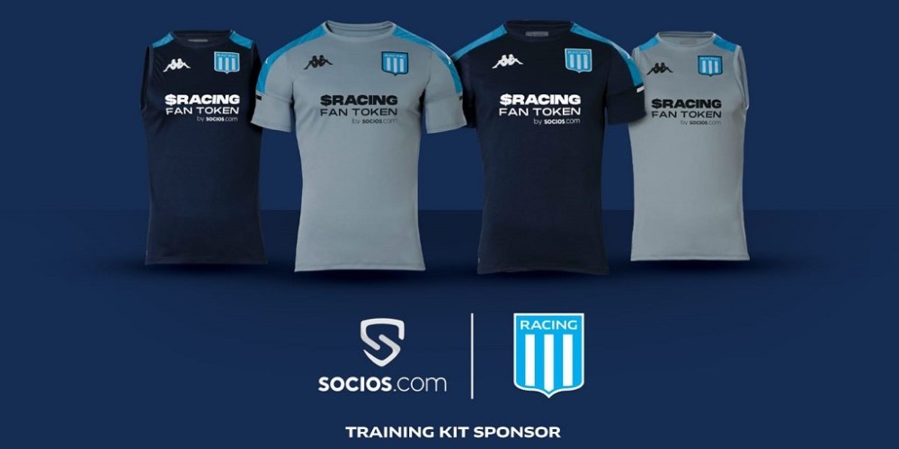 Racing firm&oacute; con Socios.com como nuevo sponsor de entrenamiento 