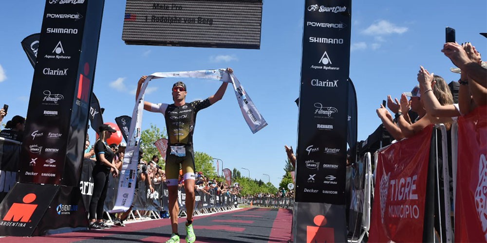 Rodolphe Von Berg gan&oacute; por segundo a&ntilde;o consecutivo el Ironman 70.3 Buenos Aires