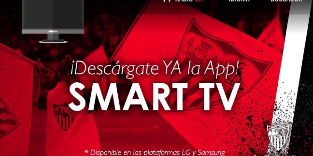 El Sevilla lanz&oacute; una aplicaci&oacute;n para Smart TV con contenido exclusivo 