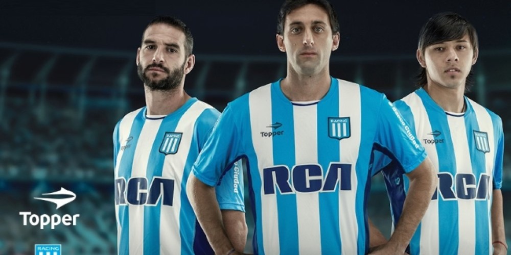 Topper y Racing Club presentan su nueva camiseta para el 2016