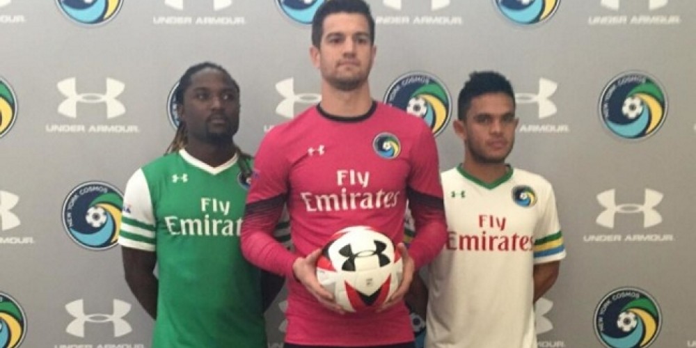 New York Cosmos present&oacute; su nueva camiseta Under Armour