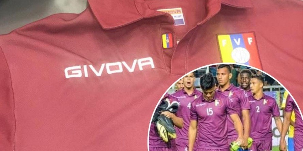 Givova &ldquo;corrige&rdquo; las camisetas de Venezuela para el partido frente a Argentina