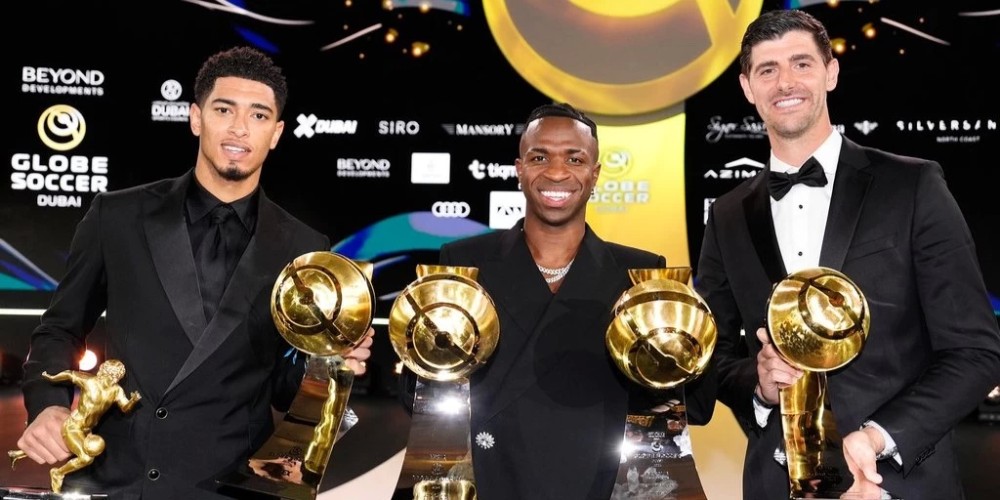 Vinicius Junior: el mejor jugador del mundo seg&uacute;n los premios Globe Soccer Awards