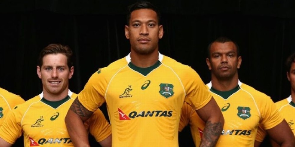 Los Wallabies presentaron su nueva camiseta 2016