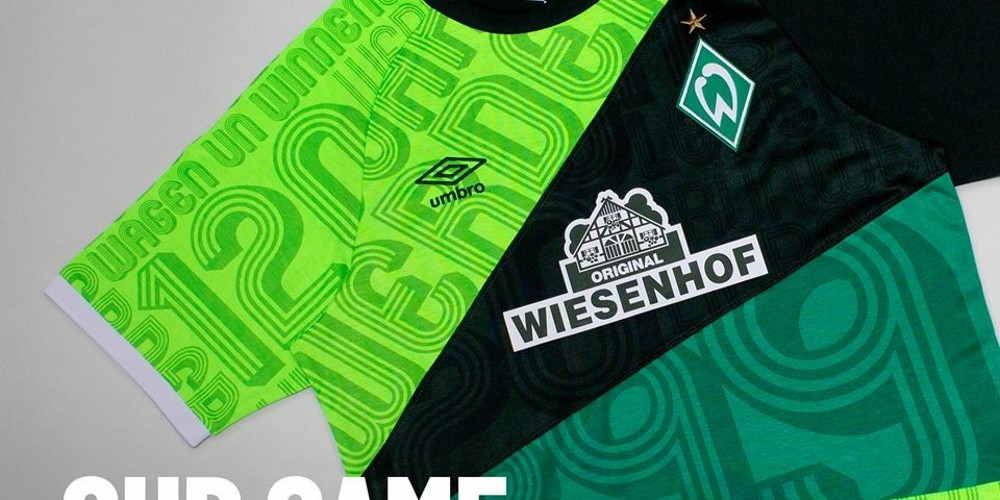 La particular camiseta con la que festeja su 120&deg; aniversario el Werder Bremen