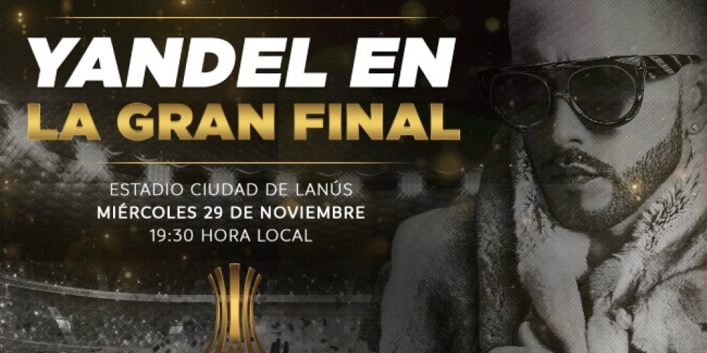 La CONMEBOL confirm&oacute; a Yandel para animar la previa de la final de la Libertadores