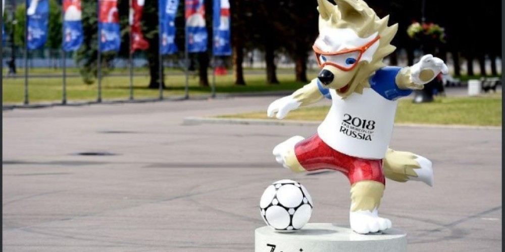 Robaron dos estatuas de la mascota oficial de Rusia 2018