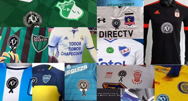 Las Camisetas De Los Clubes De Todo El Mundo Homenajean A Chapecoense