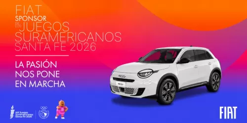 FIAT es sponsor oficial de los Juegos Suramericanos 2026