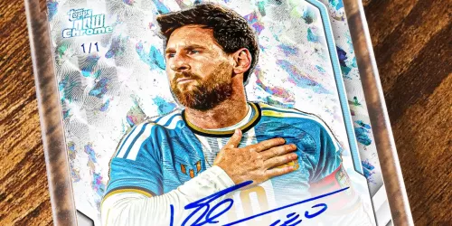 Messi rompió un récord histórico con una tarjeta coleccionable
