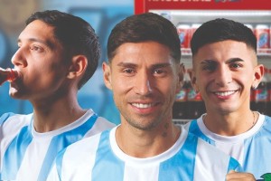 Manaos apuesta al sentimiento argentino con una nueva campaña mundialista junto a tres campeones del mundo